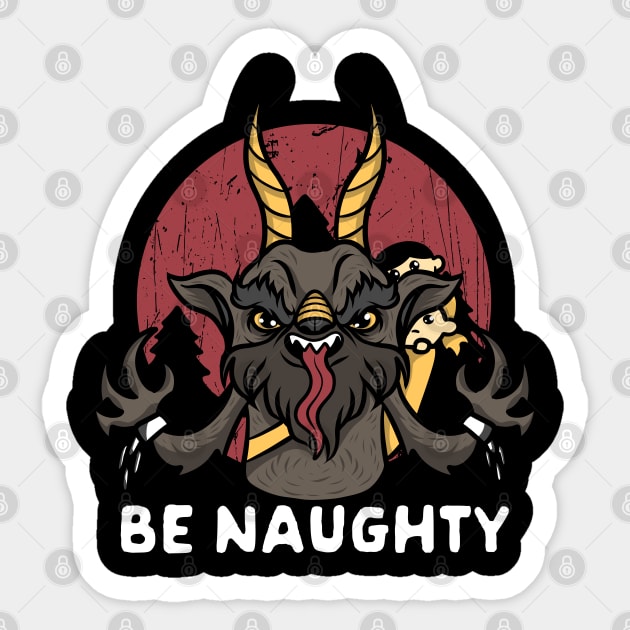 Be Naughty Sticker by JONHD